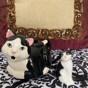 Cat teapot and ring holder